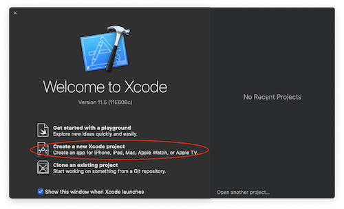 Xcode 啟動畫面